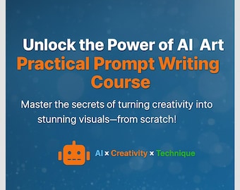 AI Drawing Prompt Course: Midjourney, ChatGPT Templates (Digital Download)