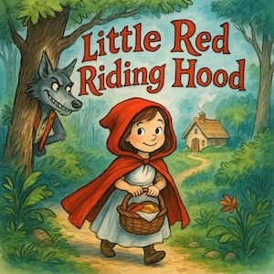Cappuccetto Rosso - Libro di fiabe per bambini + illustrazioni bonus (download in PDF)