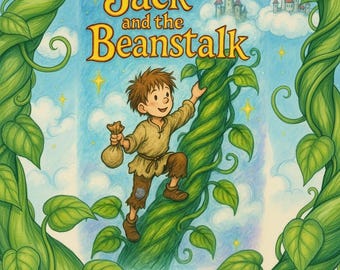 Libro de cuentos de Jack y las habichuelas mágicas: Cuento de hadas para niños + Ilustraciones adicionales (Descarga en PDF)
