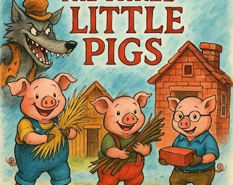 The Three Little Pigs - Digital Children's Storybook with Colorful Illustrations