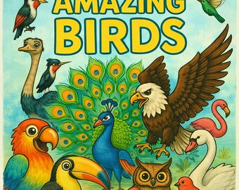 Enciclopedia ilustrada de aves para niños: ilustraciones adicionales (descarga en PDF)