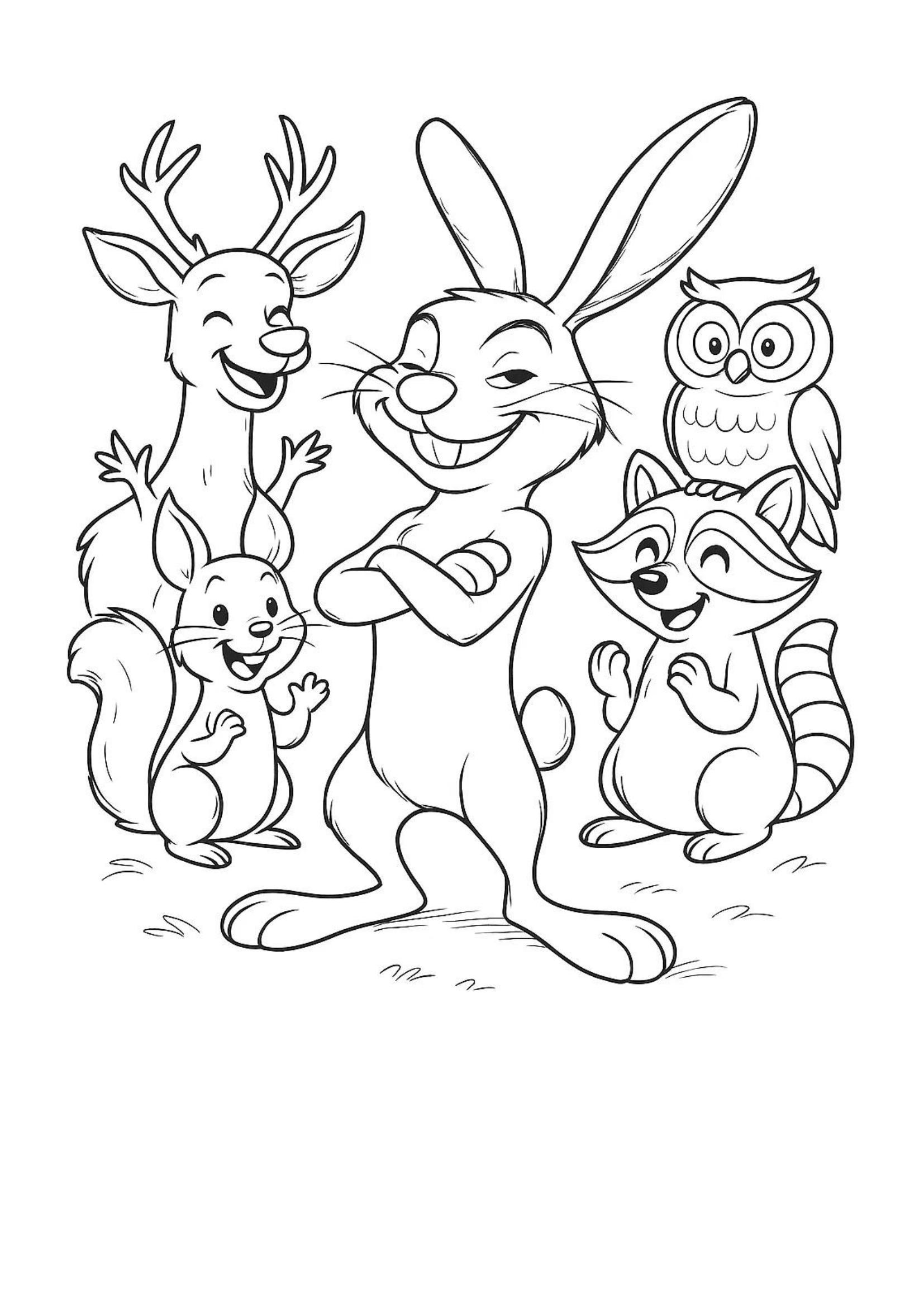 The Tortoise and the Hare Coloring Storybook PDF for Kids - Instant ...
