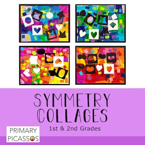 Fun & Easy Art Lesson for Kids | Elementary Art Project | Homeschool Art Lesson| Art Lesson Plan| Cutting/Shape Lesson | Homeschool Resource