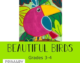 Fun & Easy Art Lesson for Kids | Elementary Art Project|Homeschool Art Lesson |Painting Art Lesson Plan | Color Lesson | Homeschool Resource