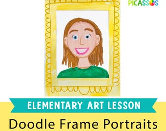 How to Draw a Self-Portrait Art Lesson | Fun & Easy Art Lesson for Kids |Elementary Art Project |Homeschool Art Lesson| Homeschool Resource