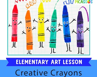 Fun & Easy Art Lesson for Kids|Elementary Art Project| Homeschool Art Lesson |Art Lesson Plan| Color Lesson|Homeschool Resource |How To Draw