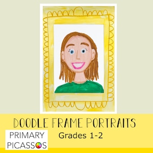 Fun & Easy Art Lesson for Kids|Elementary Art Project |Homeschool Art Lesson|Self-Portrait Art Lesson Plan|Homeschool Resource |How to Draw