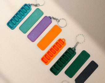 Mini 7 Tage Pill Case Schlüsselanhänger, tragbare wöchentliche Medikation Halter