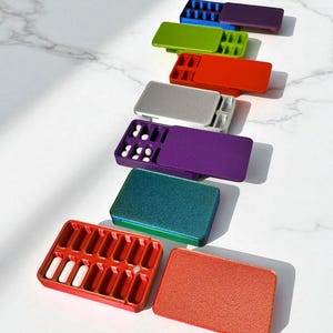 Mini AM/PM-pillerfodral, reseförpackning för piller