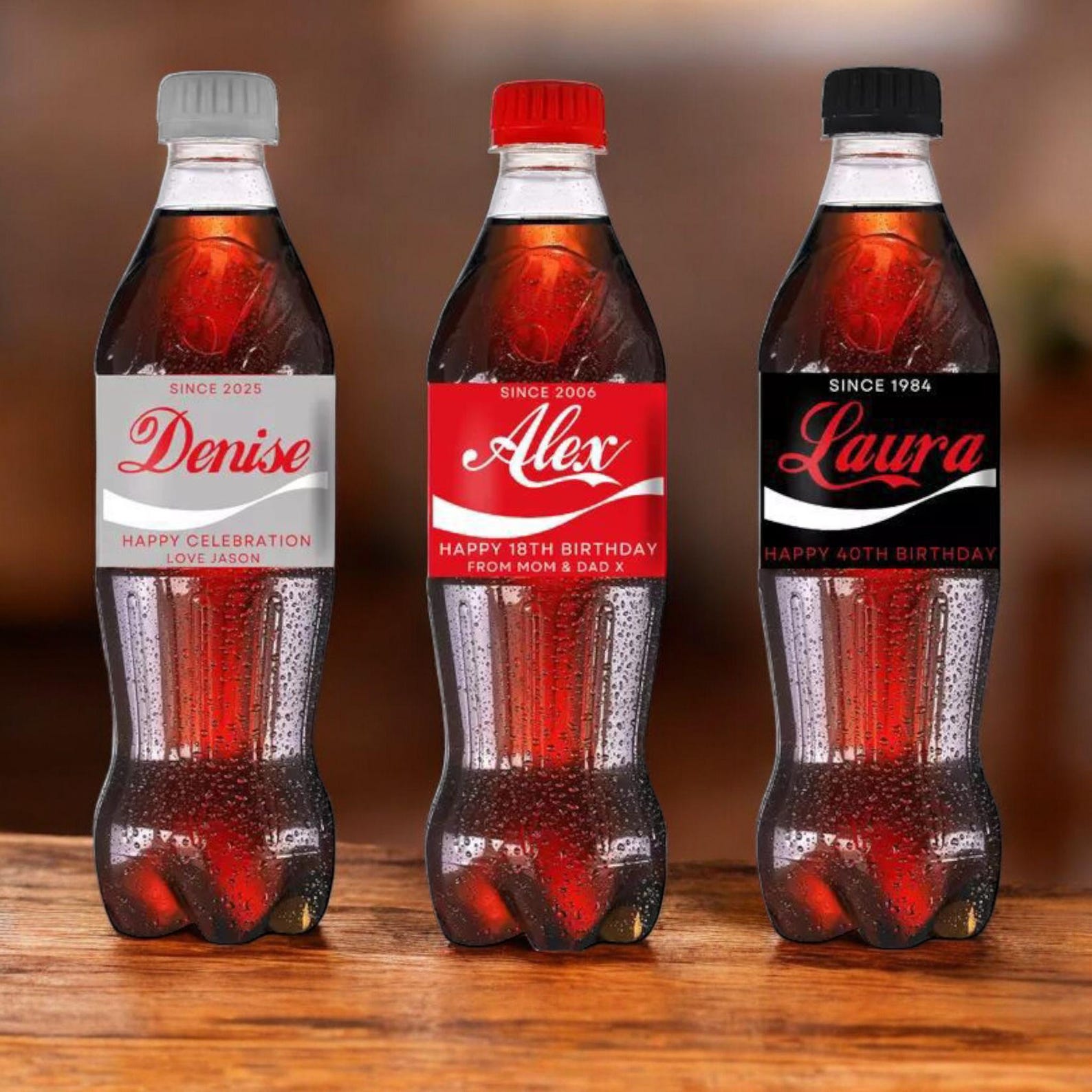 Personalized 2x Cola Bottle Label, Custom Soda Label, Unique Drink ...
