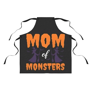 Spooky Halloween Kitchen Apron: Haunted House Decor, Baking Accessory