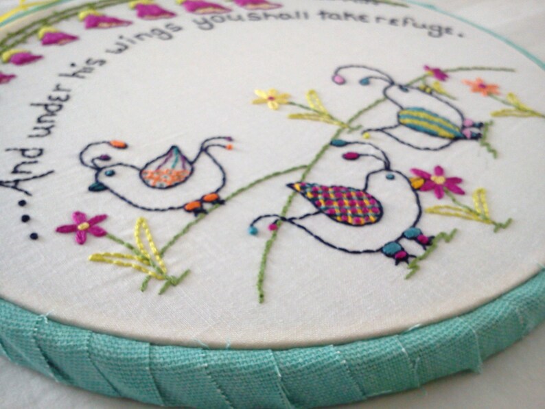 Whimsical Bird PDF Embroidery Pattern image 4