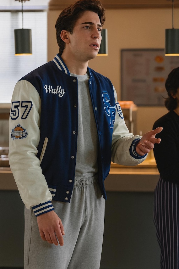 Wally Clark School Spirits Varsity Jacket: Embroidered Letterman