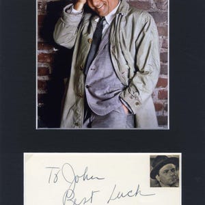Peter Falk Autograph