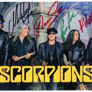 Scorpions (band) Autografer