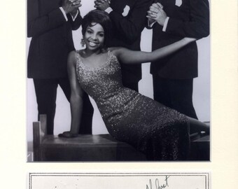 Handtekeningen van Gladys Knight & the Pips
