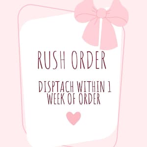 Rush order mouse ears