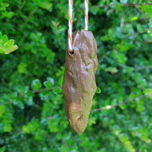 Crappy Christmas Poo ® Tree Ornament – Handmade Clay Turd for Funny Holiday Tree Decor, Quirky Gift Idea - We wish you a Crappy Christmas!