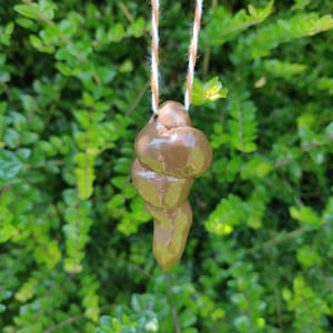 Crappy Christmas Poo ® Tree Ornament – Handmade Clay Turd for Funny Holiday Tree Decor, Quirky Gift Idea - We wish you a Crappy Christmas!