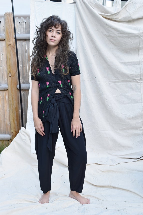 Vintage Silk Salwar-Style Leisure Pants by Albert