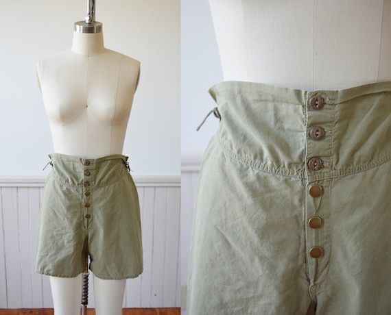 1940s Army Issue Boxer Shorts | Vintage 40s Cotton