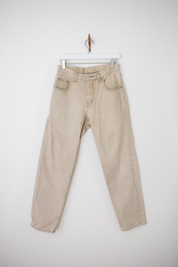Vintage Khaki Color Jeans | 29" waist - image 3