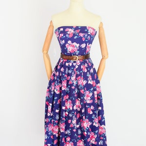 Vintage Laura Ashley Floral Dress | XS/S