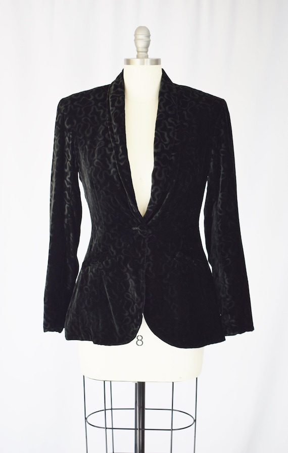 vintage velvet jacket by Gem