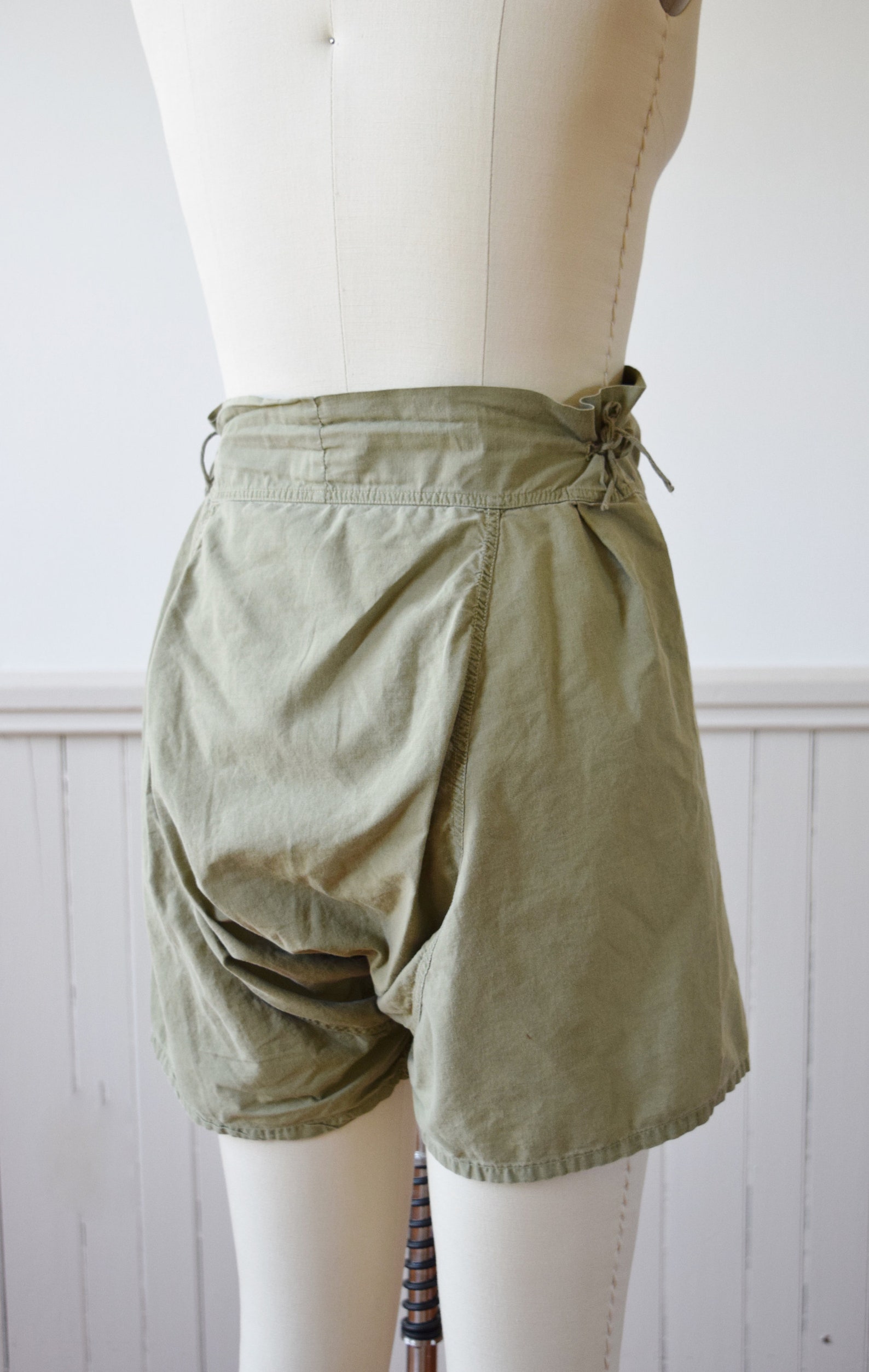 1940s Army Issue Boxer Shorts Vintage 40s Cotton Lounge Etsy