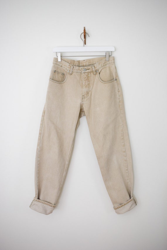 Vintage Khaki Color Jeans | 29" waist - image 1