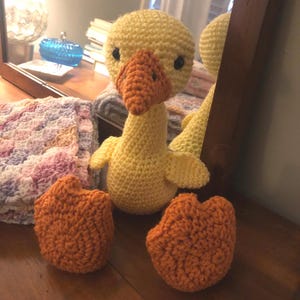 Crochet Duckling Plushie - Handmade