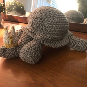 Turtle Pope / Holy Dog / Miriel Pastor of Vows figure / plushie - handmade crochet