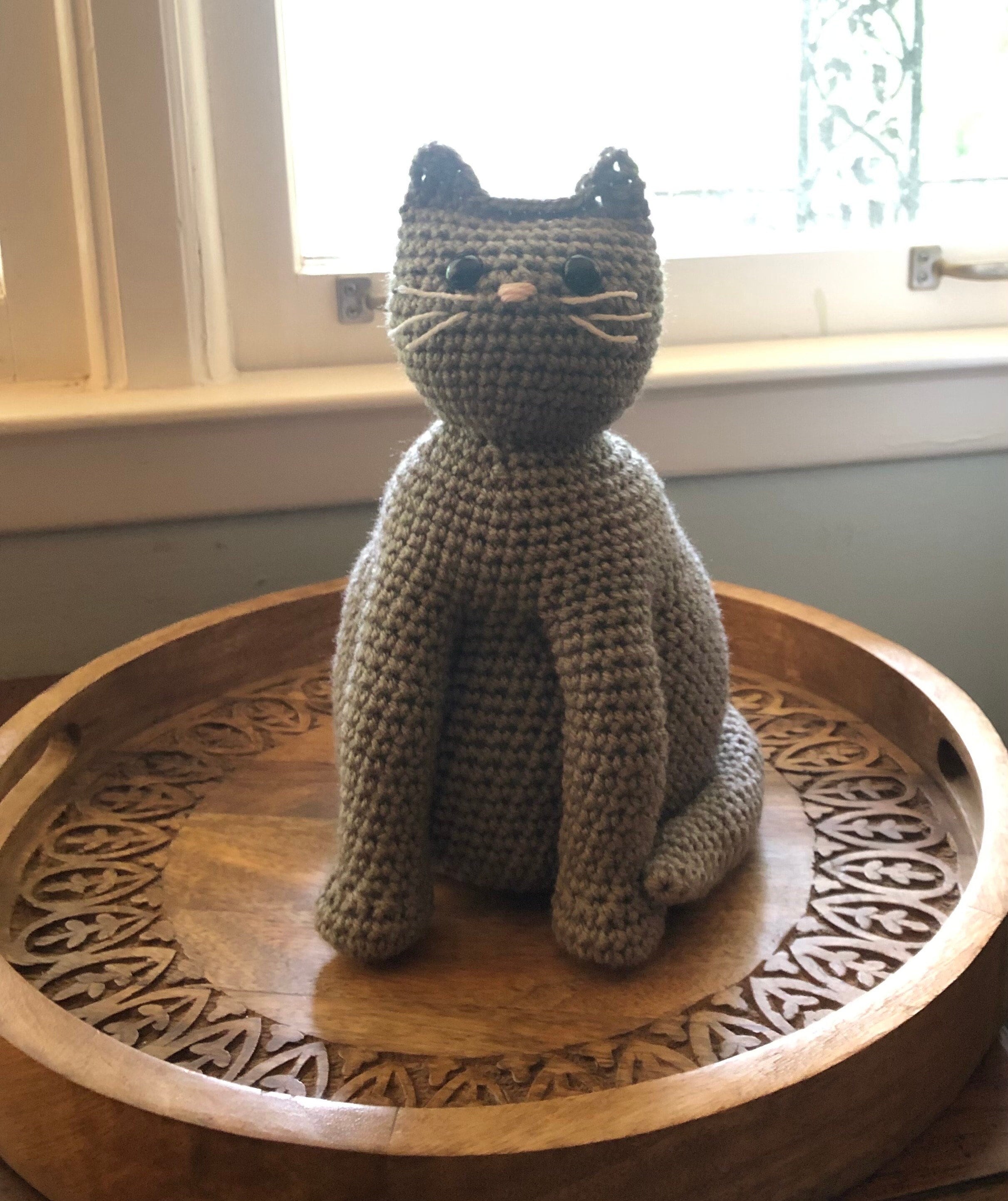Weighted Crochet Cat/kitten Doorstop - Ask About Lookalikes - Etsy