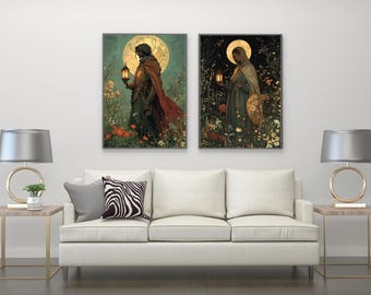 ISFJ Personality Art Prints • Protector & Nurturer Archetype • Soft Gothic Art • Digital Download, instant download