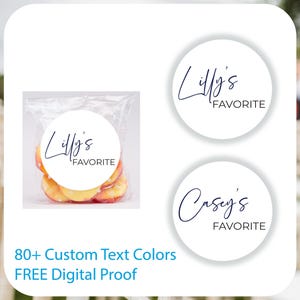 Wedding Candy Favor Bags and Custom Stickers - Perfect for Receptions and Bridal Showers - DIY Wedding Favors Personalized With Your Names