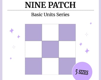 Digital - Nine Patch Quilt Block Pattern