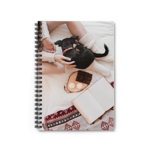 Carnet de notes à spirales personnalisé - Lignes lignées, journal personnalisé, carnet d'écriture, agenda unique, carnet de notes avec lignes