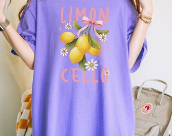 Comfort Colors® Limoncello Shirt, Lemon Shirt, Amalfi Coast, Italy TShirt, Vacation T-Shirt, Preppy Shirt, Lemons Tee, Cocktail T Shirt