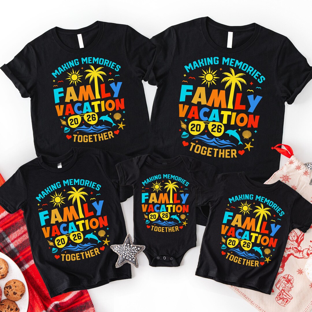 Custom Family Vacation 2026 Shirt, Matching Memories Shirt, Custom ...