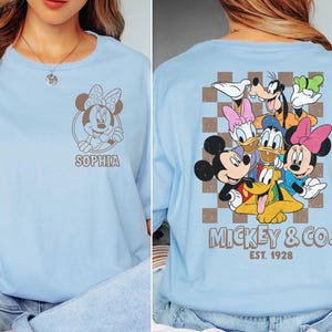 Disney Squad Shirt, Custom Disney Shirt, 2024 Disney Family Shirt, Disney Trip Shirt, Mickey &Friends Shirt, Disney Kids Shirt