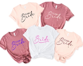 Bride Shirts | Team Bride Shirt | Bachelorette Party T-Shirts | Hen Party Tops | Wedding Crew & Bridal Party Gifts, Bride Crew Tshirt