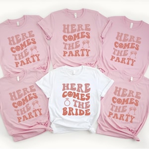 Bachelorette Party Matching Shirts: Bride & Team Bride Cotton Tees
