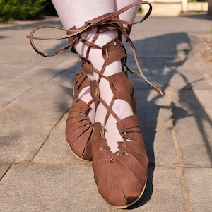 Ren Faire Boots, sprookjesschoenen, renaissanceschoenen, middeleeuwse schoenen, elfenschoenen, elfenschoenen, cosplayschoenen, retroschoenen, Poison Ivy-schoenen