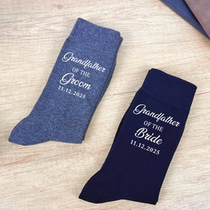 Father of the Bride Socks, Personalised Wedding Socks, Special Socks for Your Special Walk, Gift for Groom, Groomsman Gift, Wedding Day Sock