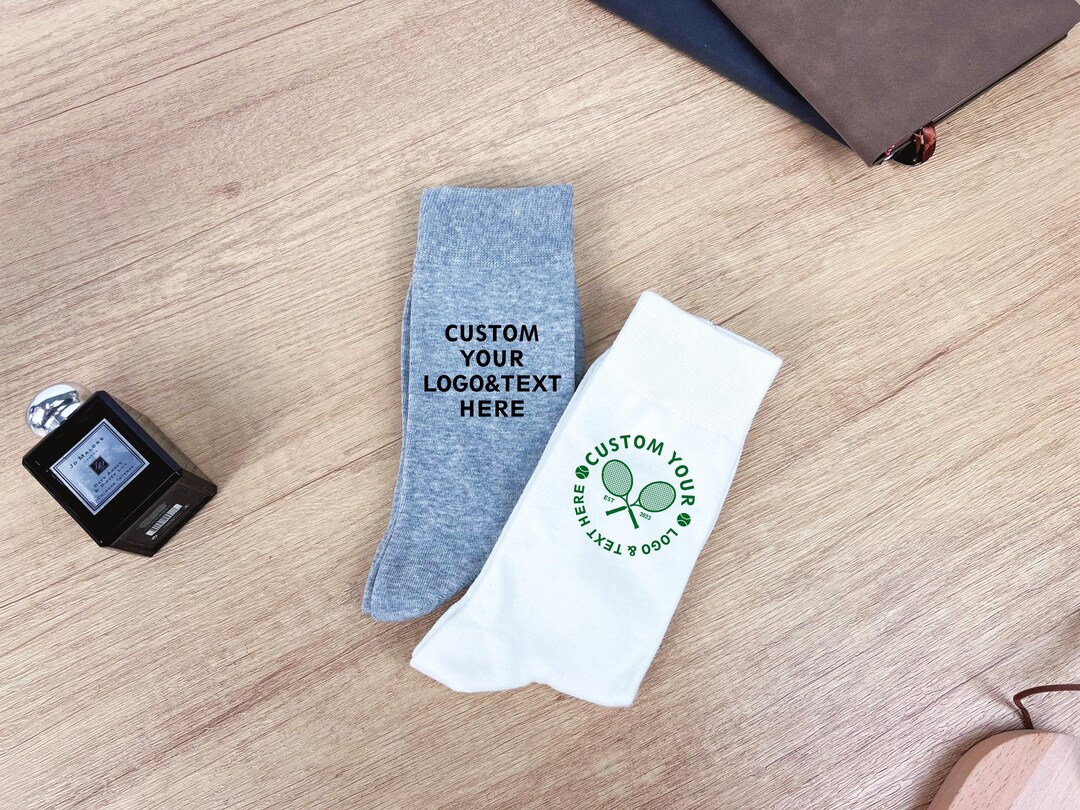 Custom Logo Socks,personalized Party Socks, Gift for Corporate or ...