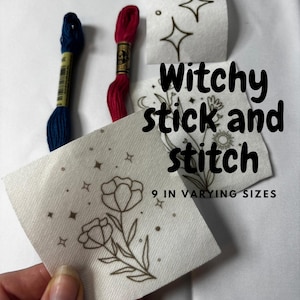 Witchy Stick and Stitch Embroidery Designs