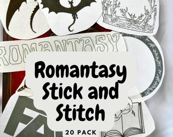 Fantastyczne romantyczne wzory i wzory do haftu metodą Stick and Stitch