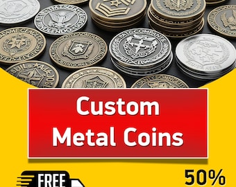 Aangepaste metalen munten: logomedaillons, uitdagingsmunten van 1 inch, souvenirs voor verzamelaars