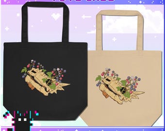 Berries & Bones Dracorex Eco Tote Bag