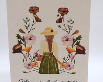 Peace Garden Sympathy Card | Friendship Blank Support | Bereavement Grief Card